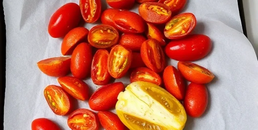 Tomates séchées au four
