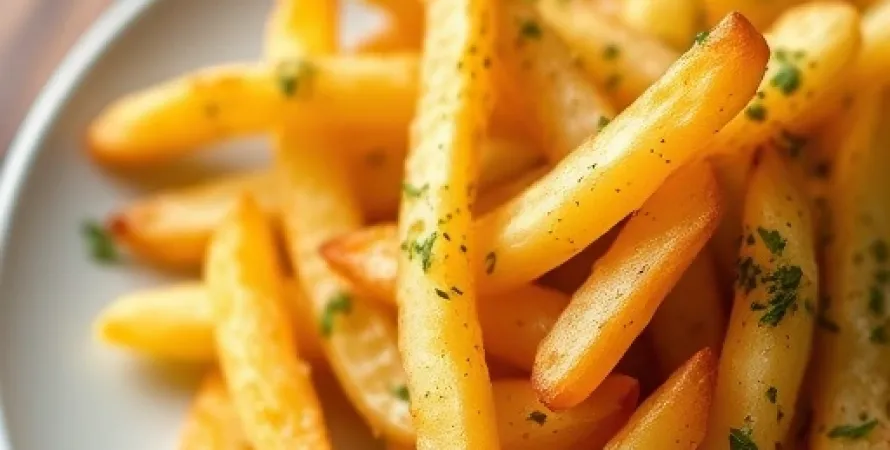 Frites de pommes de terre avec romarin
