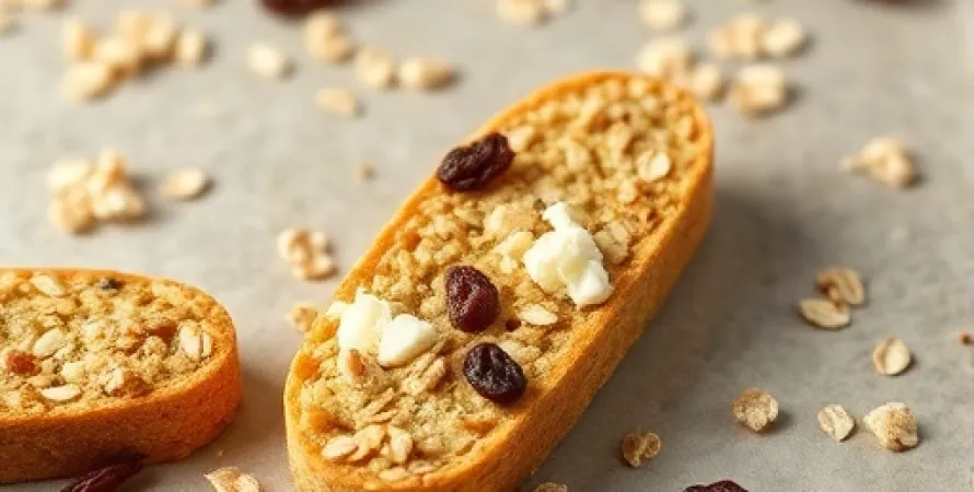 Biscotti aux flocons d'avoine et ricotta