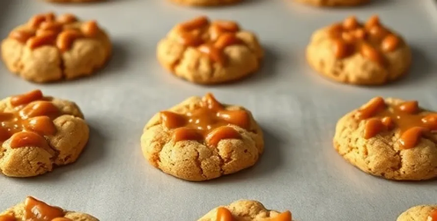 Biscuits au caramel et toffee