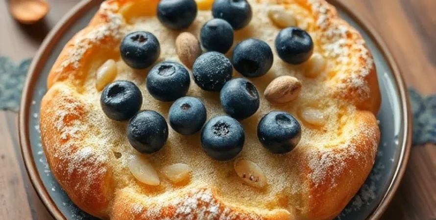 Pain aux bleuets et noix