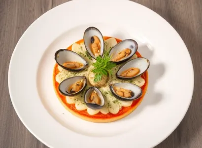 Tartine aux palourdes