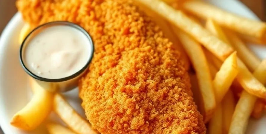 Poisson et frites