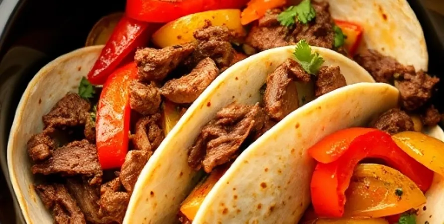 Fajitas de boeuf émincé