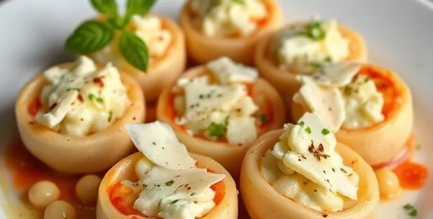 Coquilles de pâtes aux pois chiches