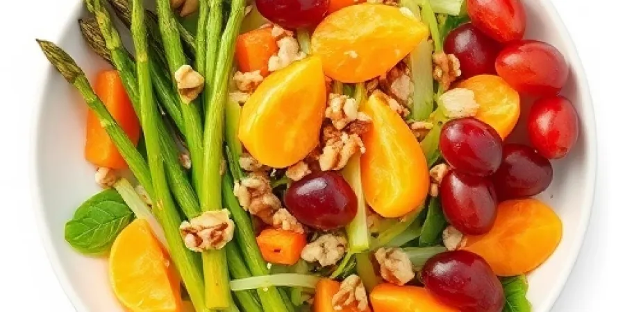 Salade d'asperges aux mandarines