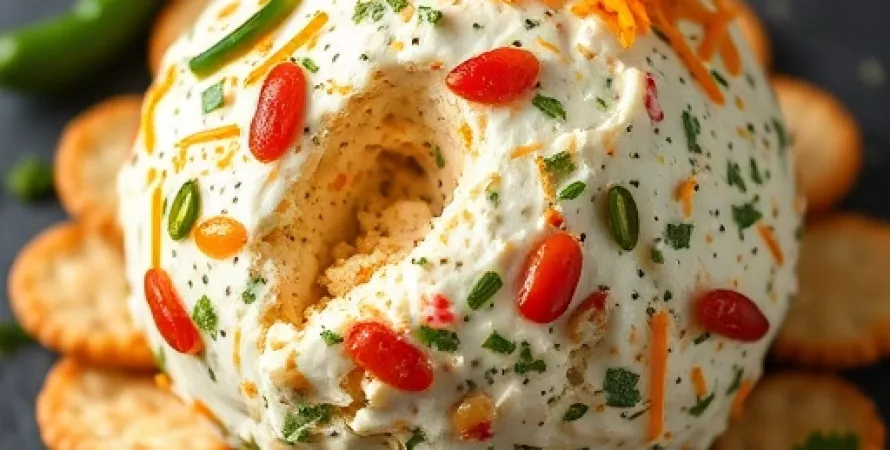 Boule de fromage au poivre