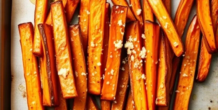 Bâtonnets de patate douce