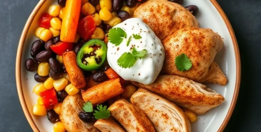 Poulet mexicain épicé au Cookeo