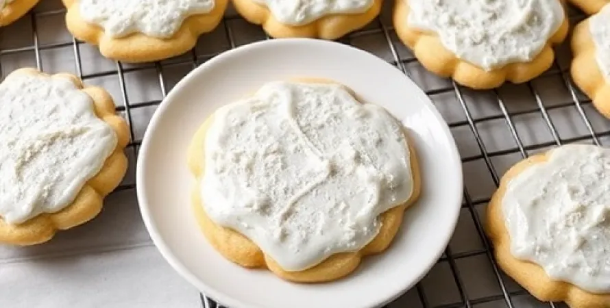 Cookies au sucre glaces