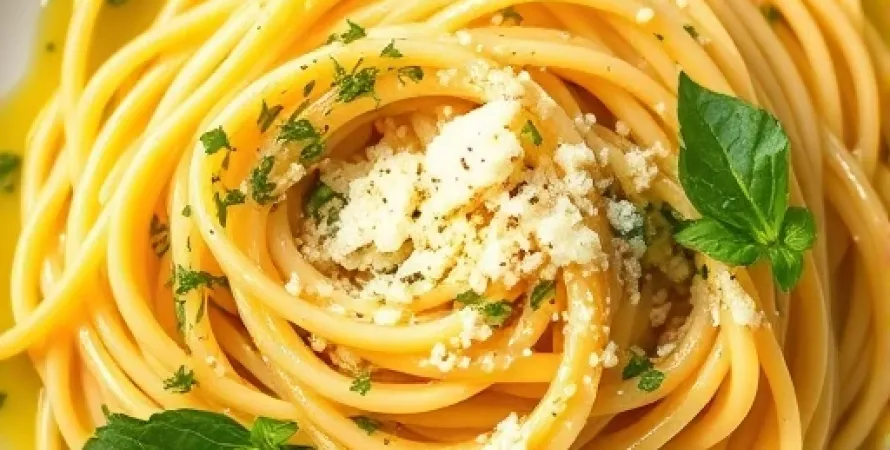 Linguine à l'huile d'olive