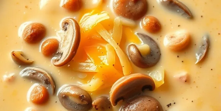 Soupe de fromage avec bière