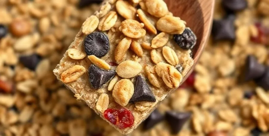 Barres de granola sans cuisson