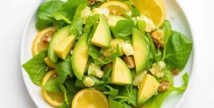 Salade d'avocat à la citronnelle