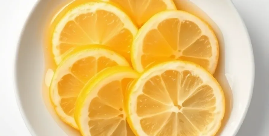Tranches de citron au sirop