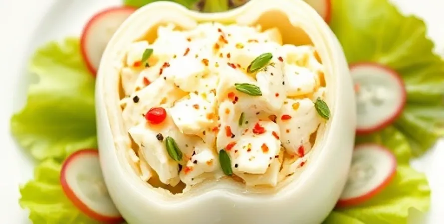Poivrons de neige au fromage