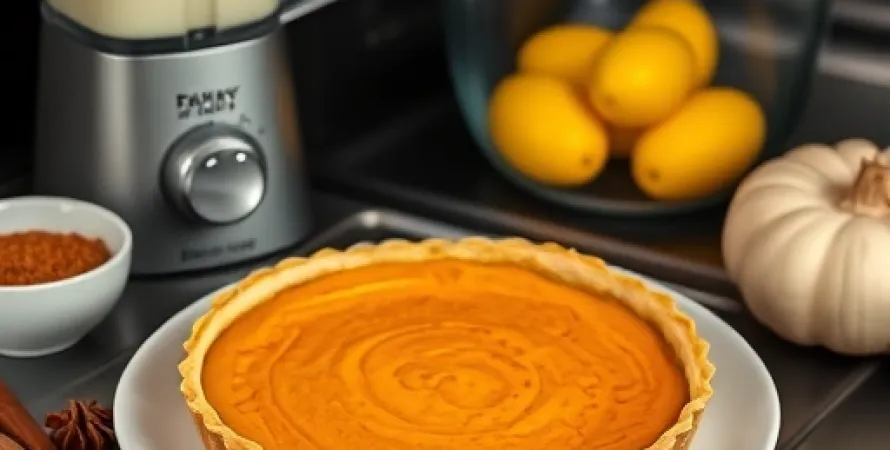 Tarte aux courges au lait de soja