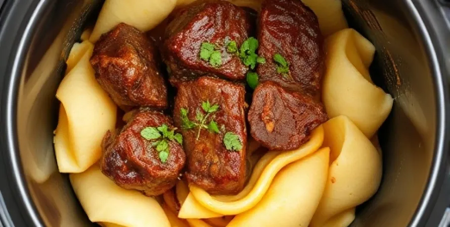 Boeuf et pâtes au cookueur
