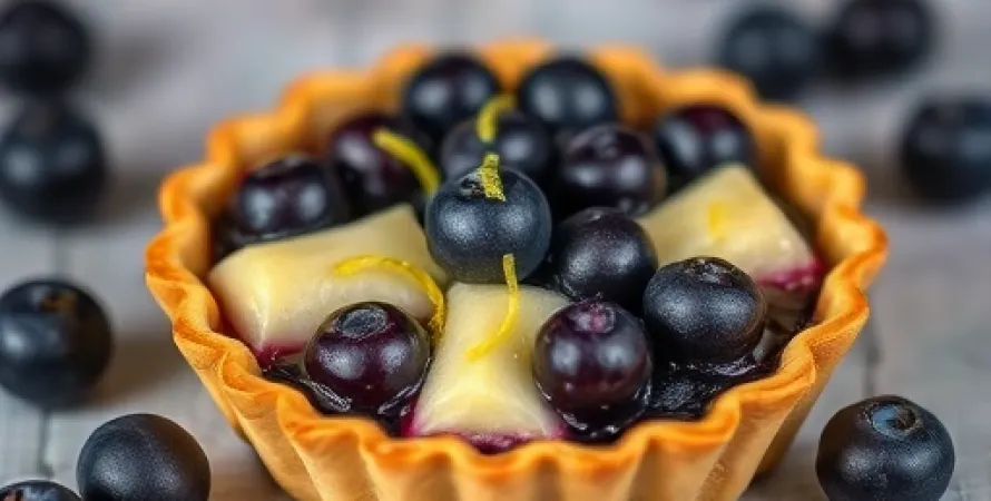 Tarte aux huckleberries