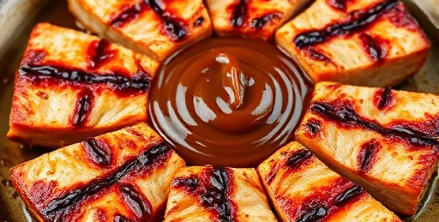 Côtes de porcelet au barbecue