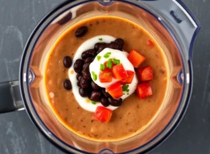 Dip de haricots noirs au chipotle