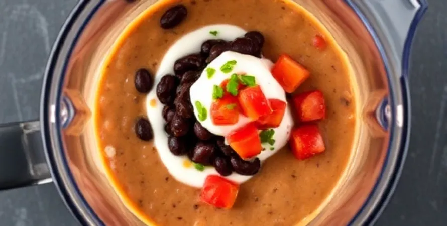 Dip de haricots noirs au chipotle