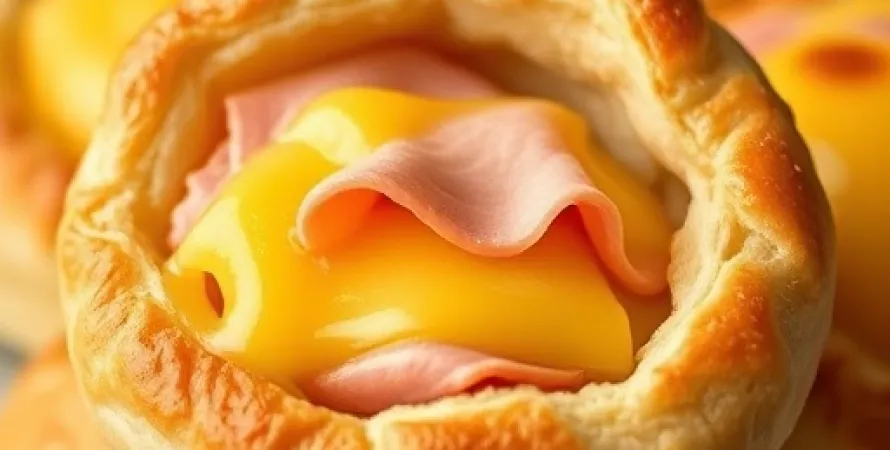 Kolaches au jambon et fromage