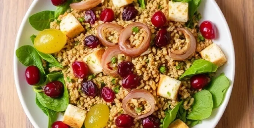 Salade d'épautre et de kamut