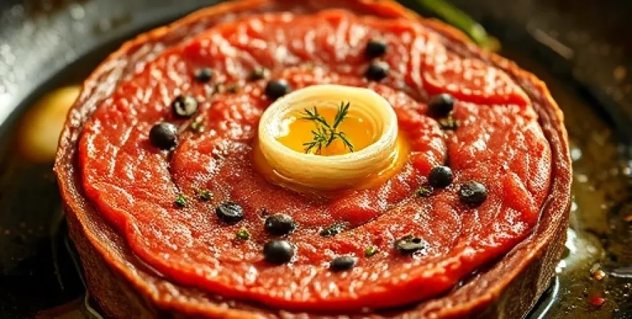 Rouleau d'œuf au boeuf