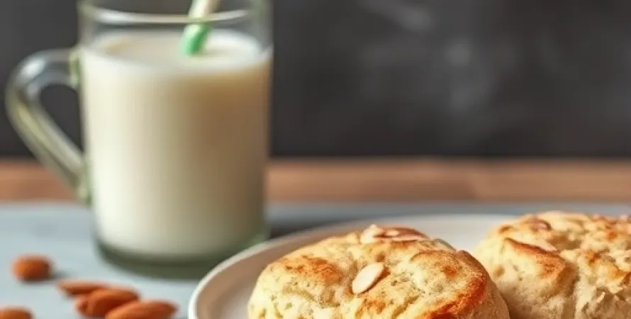Scones aux amandes au lait ribot
