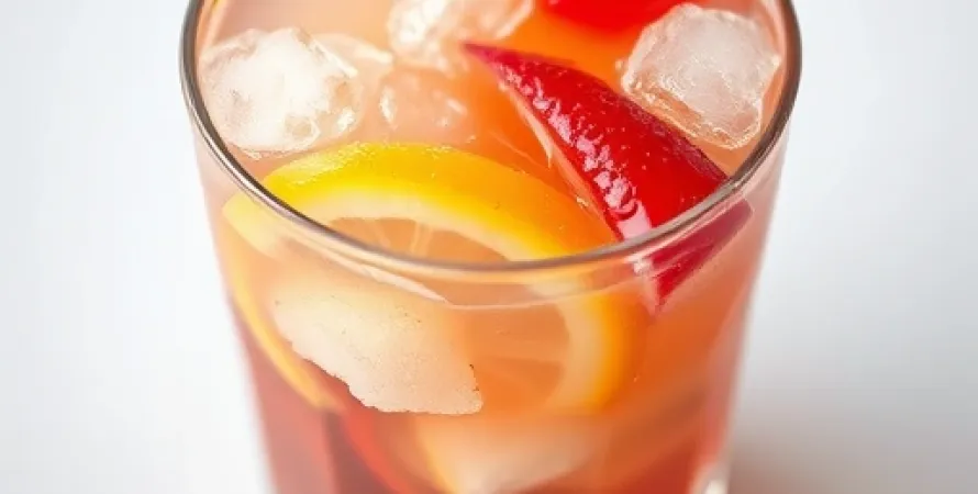 Punch fruité glacé