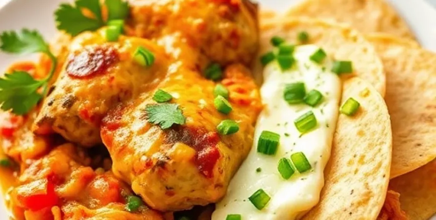 Casserole de poulet Enchilada