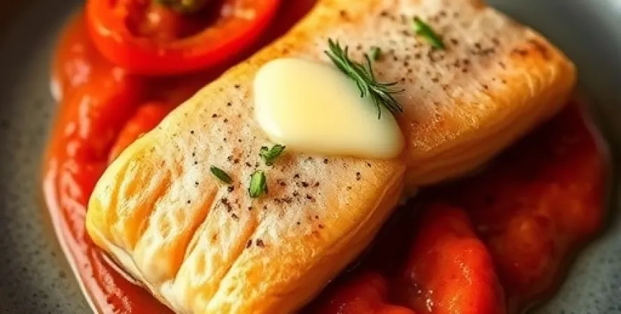 Saumon roulé au papier phyllo