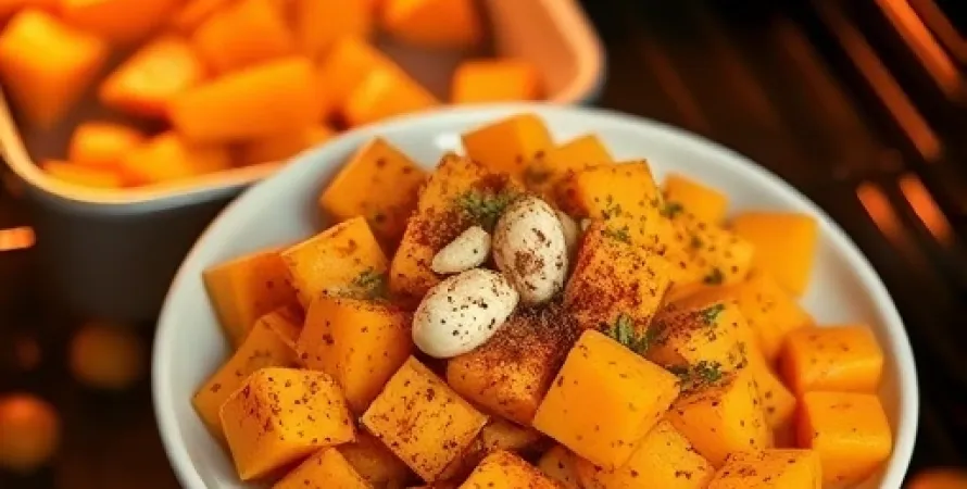 Courge butternut aux épices