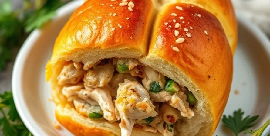 Pain Farcis au Poulet