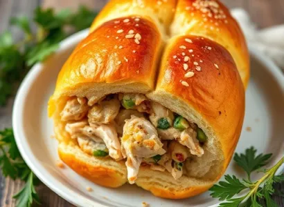 Pain Farcis au Poulet