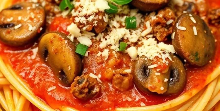 Spaghetti rapide aux crèmes