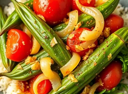 Okra turc à la tomate