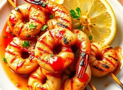 Crevettes grillées épicées