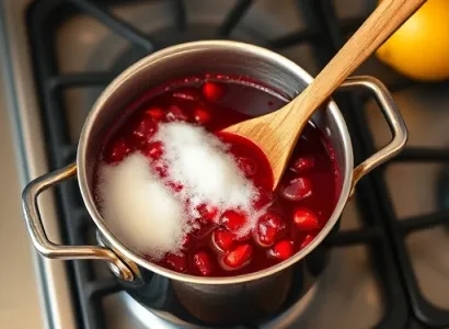 Sirop de grenade maison