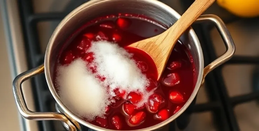 Sirop de grenade maison