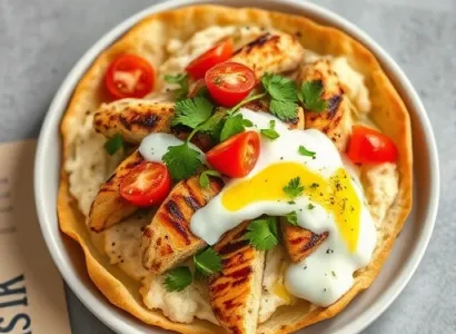 Tostados au Poulet Méditerranéens