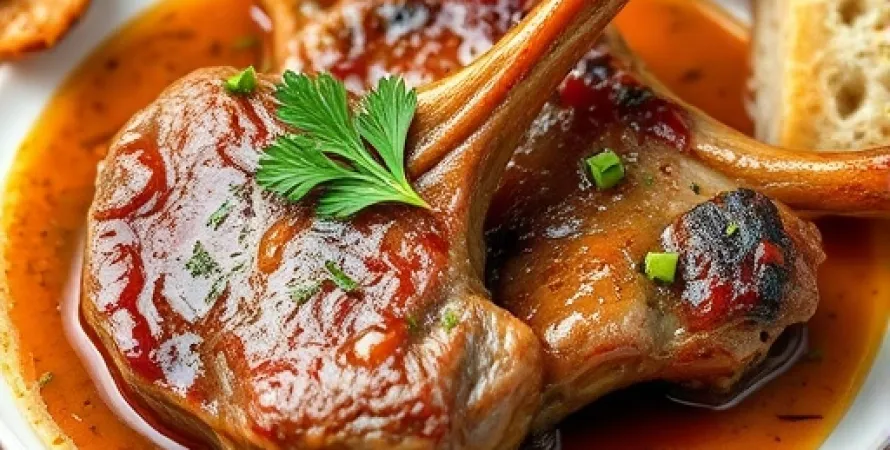 Côtelettes d'agneau à la coriandre et au gingembre