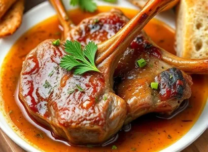 Côtelettes d'agneau à la coriandre et au gingembre