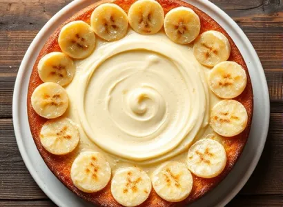 Gâteau de banane au fromage à la crème