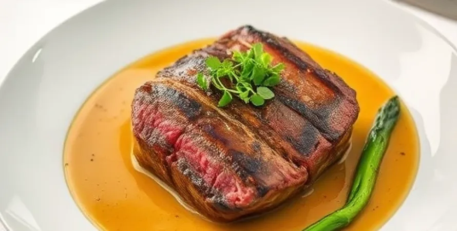 Filet de boeuf à la moutarde à l'ancienne