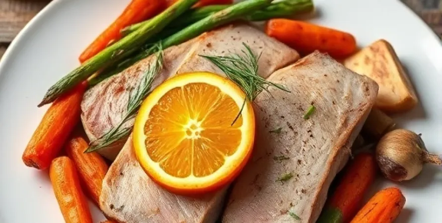 Filets de porc au jus d'orange