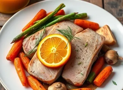 Filets de porc au jus d'orange
