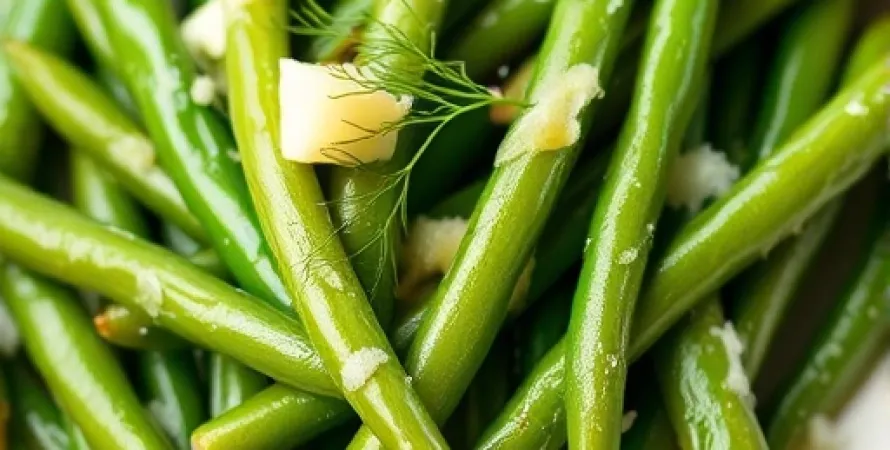 Haricots verts au aneth