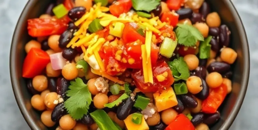 Salade de haricots mexicaine